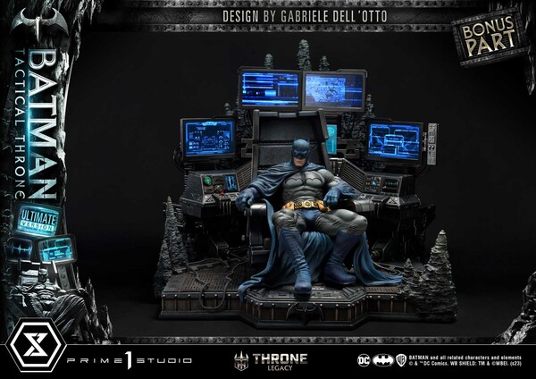 Batman, Bruce Wayne (Tactical Throne, Ultimate Bonus), Batman, Prime 1 Studio, Pre-Painted, 1/4, 4580708047317